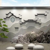 New Chinese Huizhou Wall Decoration Restaurant Hotel Stairway Background Wall Hanging Outdoor Courtyard Wall Pendant