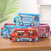 Primary school students kindergarten school supplies six one stationery set Childrens birthday gift car pen box formula