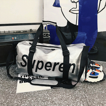 Short Travel Bag Men Large Capacity Travel Bag Women Hand Luggage Bag Dry Wet Separation Fitness Bag Sports Bag