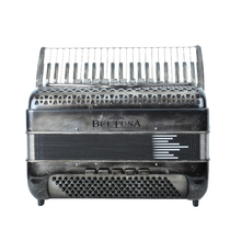 Italy original imported accordion Beltuna Beltuna Studio series Retro silver 18mm keys