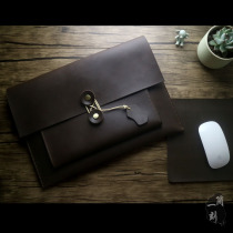 Suitable for Apple computer bag macbookpro 16-inch liner bag 13-inch 15mac notebook 12Air genuine leather