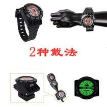 Pipe clamp import wristband style luminous navigation compass equipped compass direction table diving finger north needle