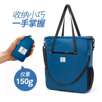 Ultra-light portable foldable one-shoulder Cross bag travel bag waterproof bag travel bag waterproof bag travel satchel bag luggage shopping bag
