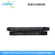 VGAIC HDMI decoder VGA decoder CVBS decoder SVvideo decoder 1U full aluminum frame