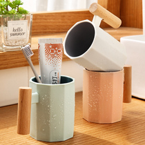 Mouthwash Cup wash cup thickened cylinder couple brushing Cup parent-child Tooth Cup portable travel toothbrush cup storage