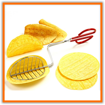 Tacos shape clip creative tableware household fried taco stainless steel 304 Pacho rack