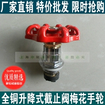 Factory direct quality assurance 20-110 globe valve copper spool lifting plum wheel water pipe joint