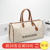 Hong Kong MJCK2022 New Genuine Leather Fashion Carry-on Travel Bag Woman Luggage Bags Big Capacity Business Boarding Bag Men