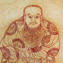 Song Dynasty version of Zhenwu Emperor North Xuanwu Xuantian God Stele Portrait Scrolls Portrait Tianshi Palace