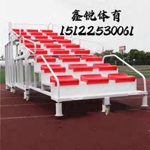 Stadium athletics grandstand Retractable mobile referee stand 24 27 21 seat timing table
