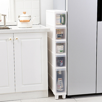 14CM slit storage rack toilet narrow seam storage rack drawer type storage cabinet toilet seam storage cabinet