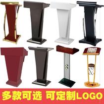 Podium Podium Welcome table Light luxury bar table Small wooden chair with drawer Chair table Practical mobile