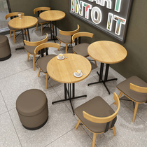 Cafe tables and chairs Clear bar Music Restaurant Bar Lounge bar Catering chain Cake milk tea shop tables and chairs combination