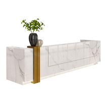 High-end atmospheric cashier imitation marble bar Medical beauty reception desk Company clubhouse front desk custom counter