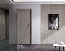 Factory direct customized solid wood composite door room set door zero degree modern simple ecological paint wood door