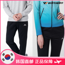 2019 autumn and winter WIFFWAFF Korea direct mail badminton clothing mens and womens trousers quick-drying loose and comfortable