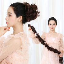 Wig Hair hair Hair Caterpillar wig strips Hair Braid Hair Braid Wrapping Style Hair Ring Pellet Head Disc Hairdresser Hairdresser Hairdresser