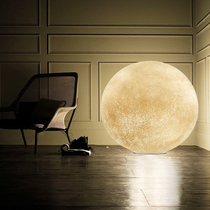 Desk lamp bedroom moon large moon light round ball bedside lamp creative warm romantic ins Net red light floor lamp