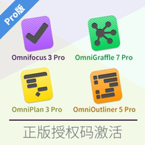 OmniOutliner 5 OmniGraffle 7 OmniFocus 3 OmniPlan 3 License Pro