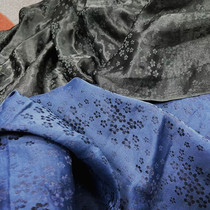 Niu's new blockbuster jacquard silk fragrant cloud yarn fabric wormwood satin silk fragrant cloud yarn
