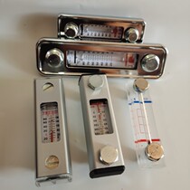 Acrylic liquidometer oil level meter YWZ-80T oil standard liquid level liquid temperature meter aluminium alloy shell with thermometer LS-3