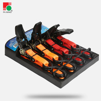 Bundling belt ratchet tensioner cargo tensioner fixing belt one inch luggage rope 4 sets of multi-color