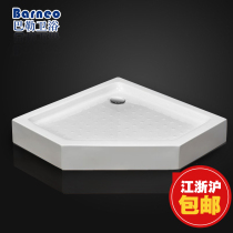 Shower room bottom basin base diamond shaped bathroom chassis acrylic thickened bottom basin anti-slip anti-leakage assorted simple bath room