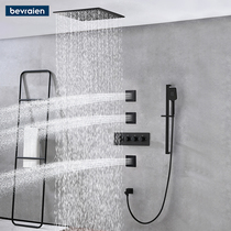 bevraien in-wall concealed shower shower shower set hanging ceiling thermostatic faucet ceiling pressurized shower