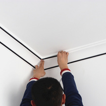 Strong rubber ceiling decoration line beautiful edge plaster line beautiful edge plastic edge sealing strip paint-free plate beautiful seam paste