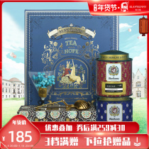 Bran Rabbits Tea Bao Xiang Oolong Tea Gift Box White Peach Oolong Tea Combination Fruit Grain Tea Canned Girl Tea Set