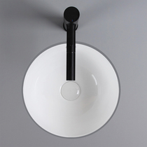 Embedded ceramic basin Basin basin Small size Pure round diameter 300 350 380 35 30 38