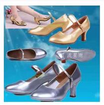 Stage Shoes Round Dance Shoes Latin Dancing Square Dance Square Silver Heels