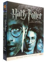 Classic movie series Harry Potter 1-8 complete works 8-disc DVD complete set Chinese-English bilingual Chinese subtitles
