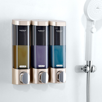 Hotel wall-mounted soap dispenser kitchen hand sanitizer hanging wall-free hotel shampoo shower gel box bottle