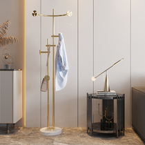 U Home | Stainless steel luxury coat rack bedroom floor-standing Home high-grade creative Nordic hanging hanger