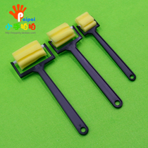 Sponge roller brush three-piece paint roller set children graffiti diy early education art painting material tool