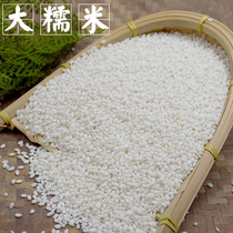 2020 new rice round glutinous rice Rice Rice 5kg zongzi rice Rice rice wine Rice rice farmers home-grown glutinous rice cake big glutinous rice
