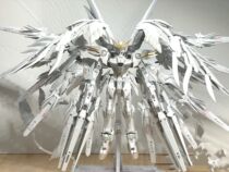 Spot up to model MG Red heresy unicorn flying wing Angel babatos assembly model mecha