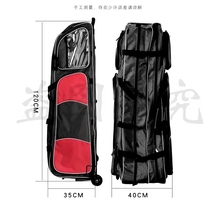 Fencing bag Ausda big roller sword bag competition bag with steel frame can hold two sets of fencing equipment big sword bag