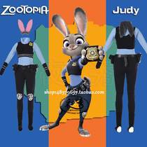 Crazy Animal City cosplay Costume Anime Rabbit judy Police Officer judy Personalistic Suit Full zootopia