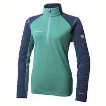  American womens hiking outdoor long-sleeved T-shirt Merino wool blended underwear medium thick spring and autumn and winter