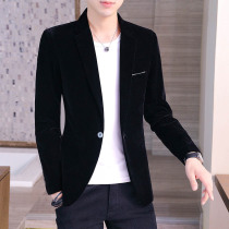 European station business casual suit mens new Korean slim top dress trend suit jacket mens tide