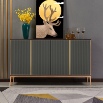 Light luxury entrance shoe cabinet Simple modern entrance Marble entrance American dining side door hall decoration locker partition