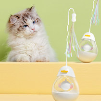 Pet cat toy tumbler cat stick bite-resistant self-hi interactive cat ball simulation kitten products
