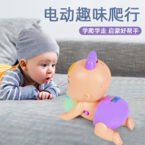 Learn to climb toys Infant guide crawling doll Six-month baby electric music fun head-up training girl