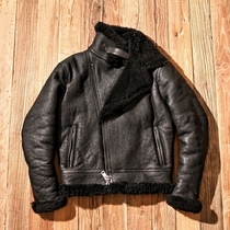 Retro Trend Short Mens Fur Fur Halley Fan Car Jacket Winter Cover