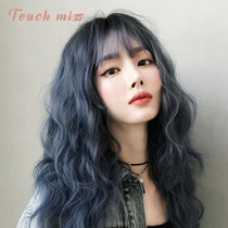 TOUCH MISS wig womens fashion wool roll long hair natural fluffy cute new full head cover tide