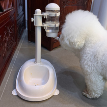 Dog water dispenser kettle dog feeder pet than bear hanging drinking water non-wet mouth vertical water dispenser