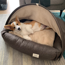 Kennel Four Seasons Universal Tent Nest Small Dog Dog Supplies Corky Pet Removable Dog Bed Winter Warmth