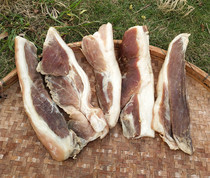 Anhui farmhouse flavor bacon hind leg bacon cured meat salted meat sun dried air-dried non-smoked 500g